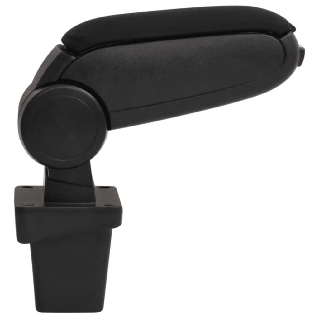 vidaXL Reposabrazos para coche ABS negro 14x33x(32-48,5) cm
