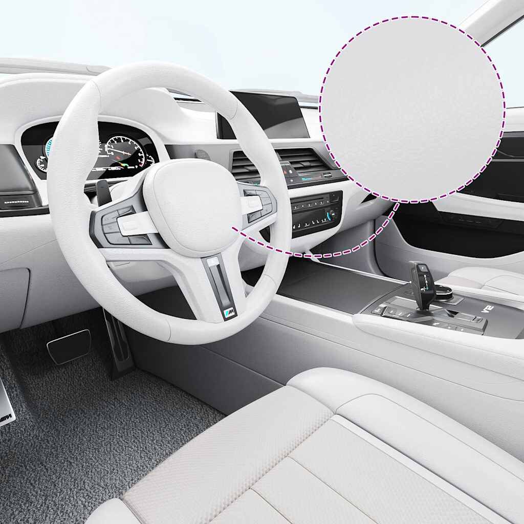 vidaXL Lámina para coches blanco mate 100x150 cm