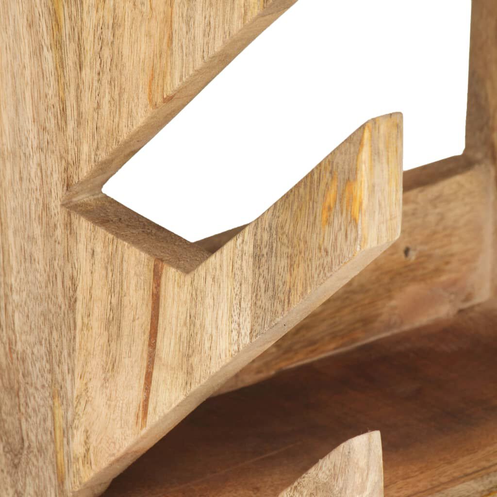 vidaXL Soporte para monopatín de pared madera de mango 25x20x30 cm
