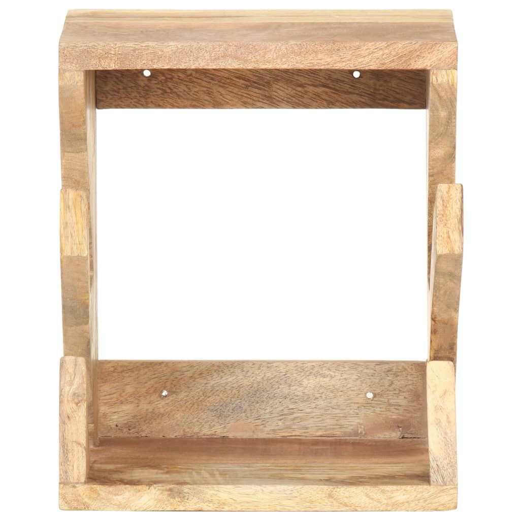 vidaXL Soporte para monopatín de pared madera de mango 25x20x30 cm