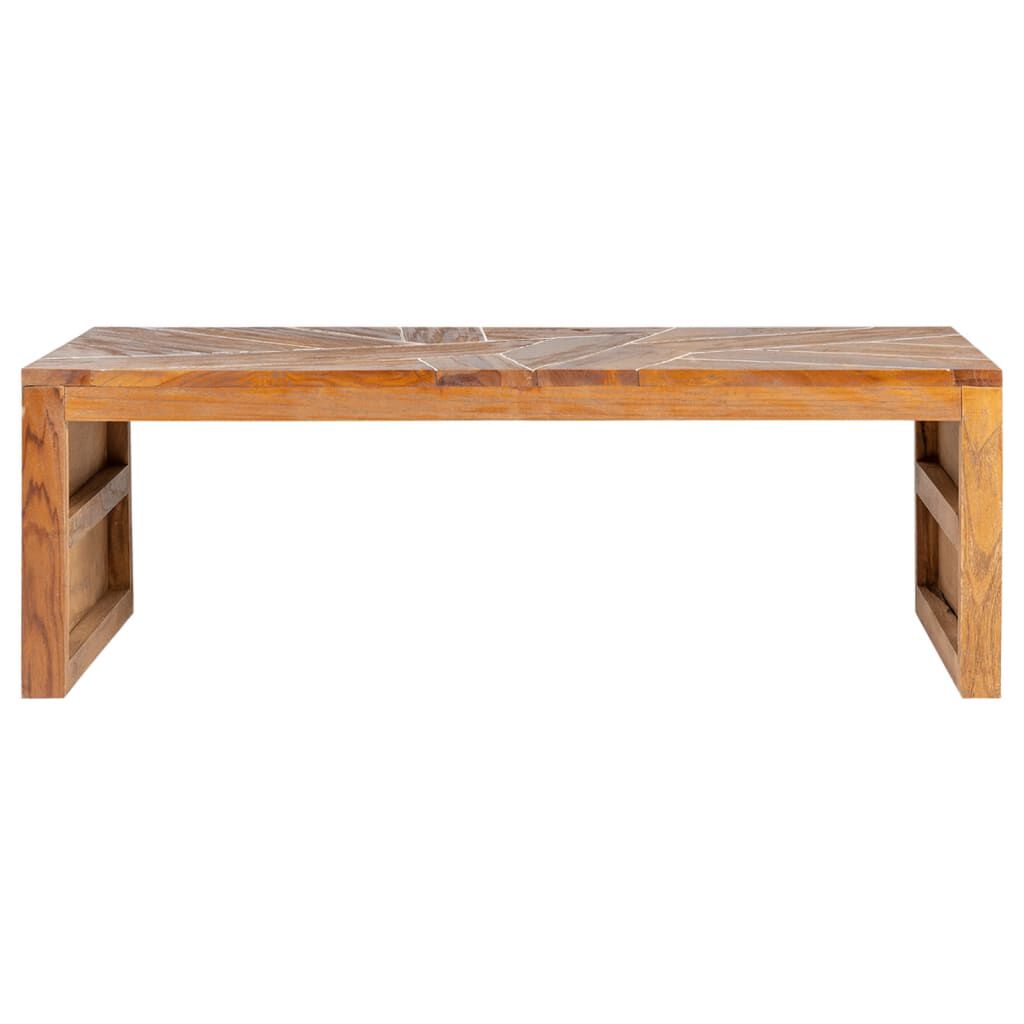 vidaXL Mueble para TV madera macizo teca 110x60x38 cm