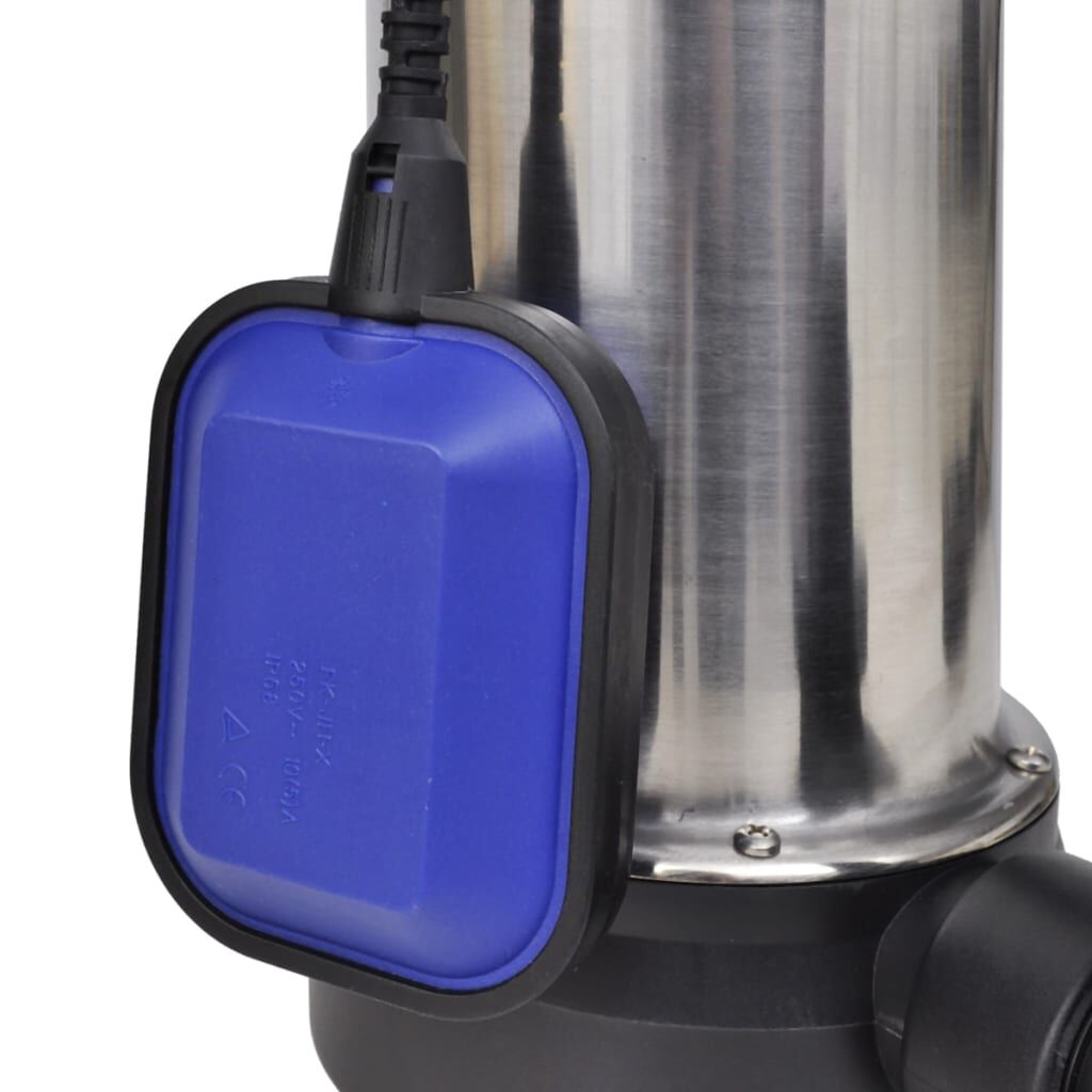 vidaXL Bomba sumergible de agua sucia 1100 W 16500 L/h