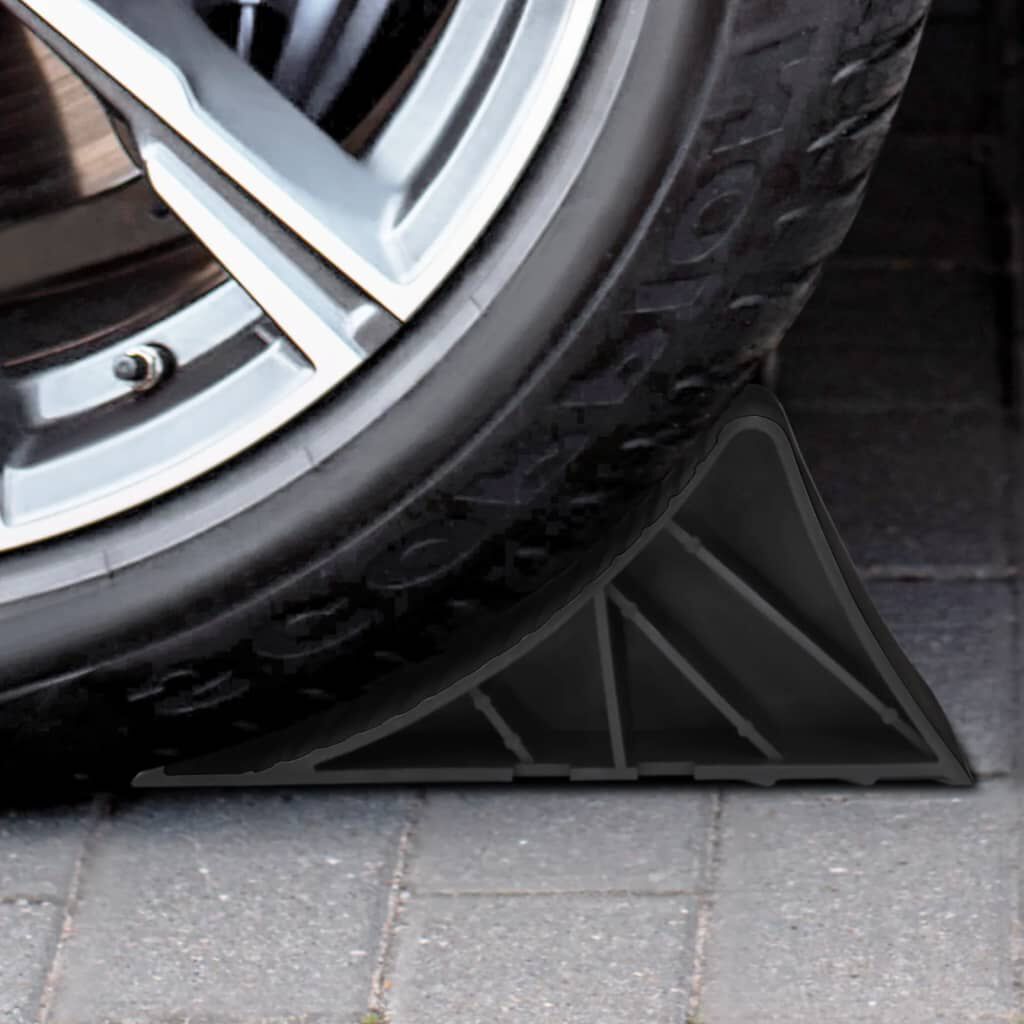 vidaXL Rueda de remolque 48 mm con 2 tubos de soporte y 3 abrazaderas