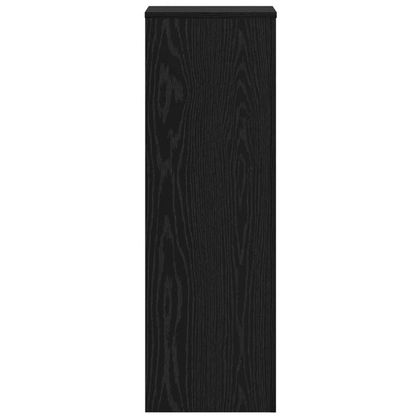 Soportes para Plantas vidaXL 2 pcs Roble Negro 66x33x100 cm Madera Elaborada