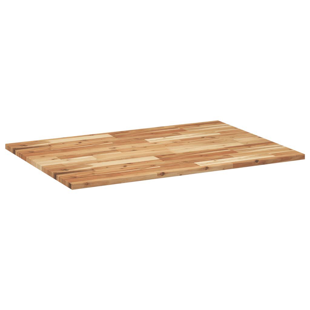 vidaXL Tablero escritorio madera maciza acacia sin tratar 80x70x2 cm