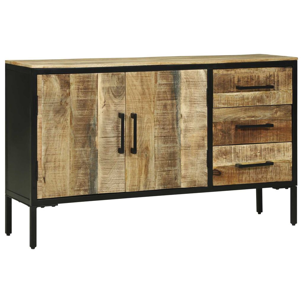 vidaXL Aparador 110x30x70 cm de Madera Maciza de Mango